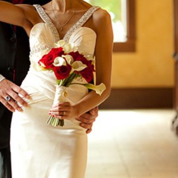 Priscila of Boston wedding gown (style 4605) - Picture 1 of 8